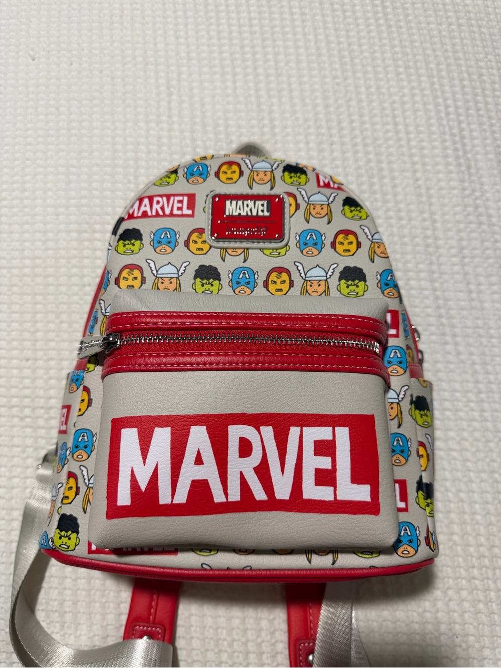 Disney Parks Exclusive Marvel Loungefly Mini Backpack Avengers Icons Like New
